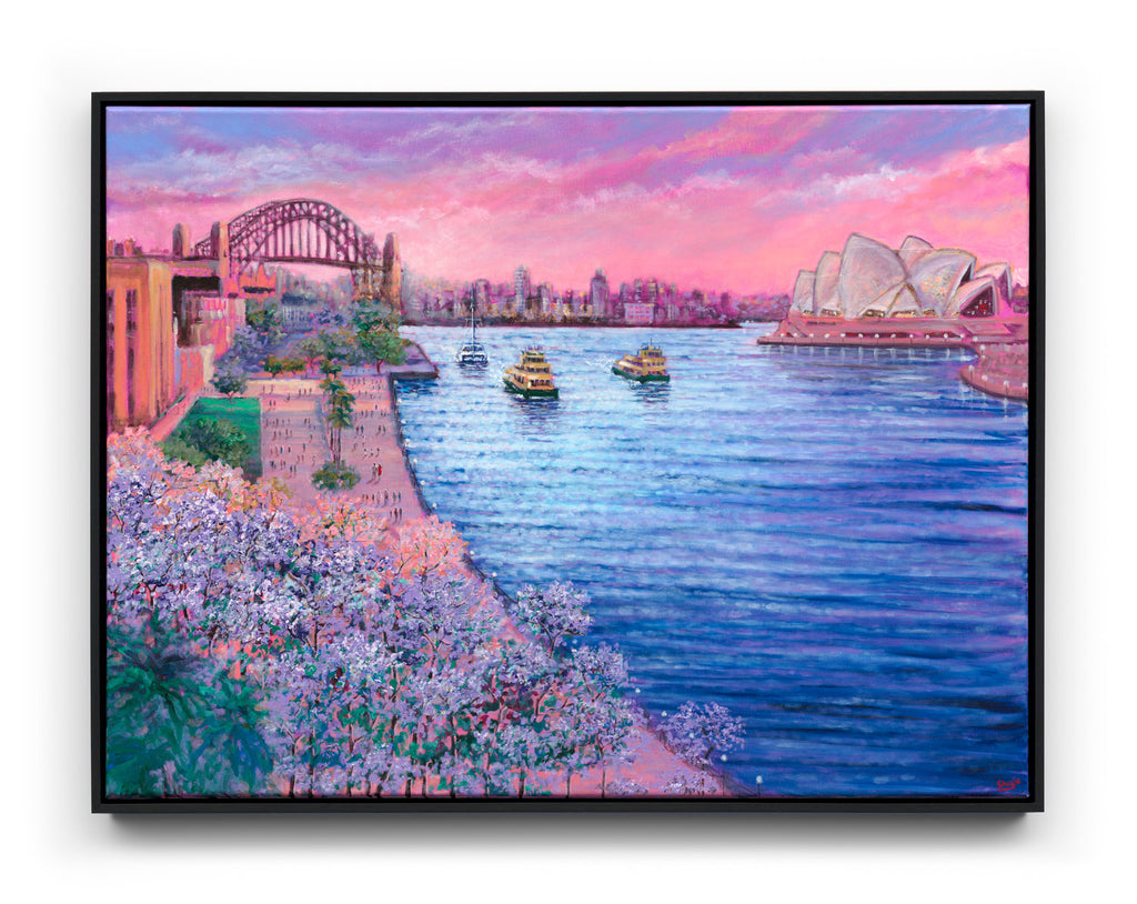 Sydney harbour painting