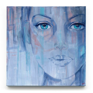 Female portrait painting