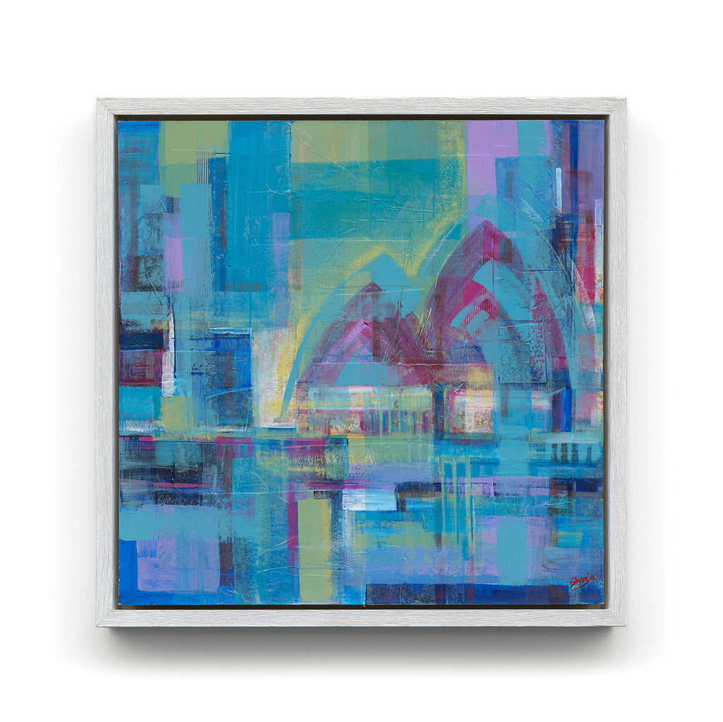 Abstract Sydney painting