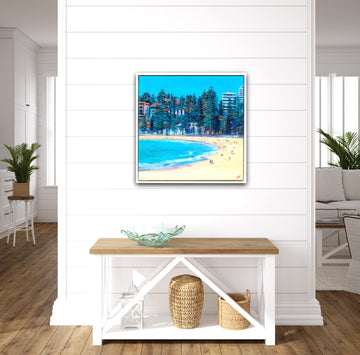 Manly beach painting