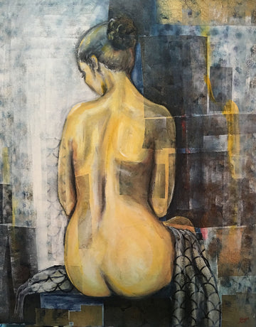 Female portrait painting
