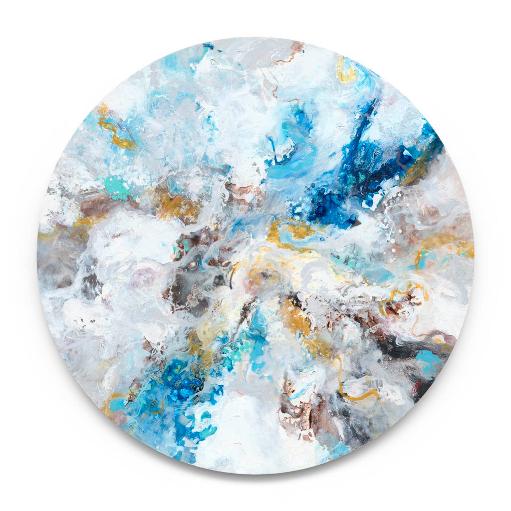 Round Abstract painting